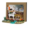 Conjunto de construção Cobi Napoleão Batalha de Moscovo 145 peças maquete histórica diorama