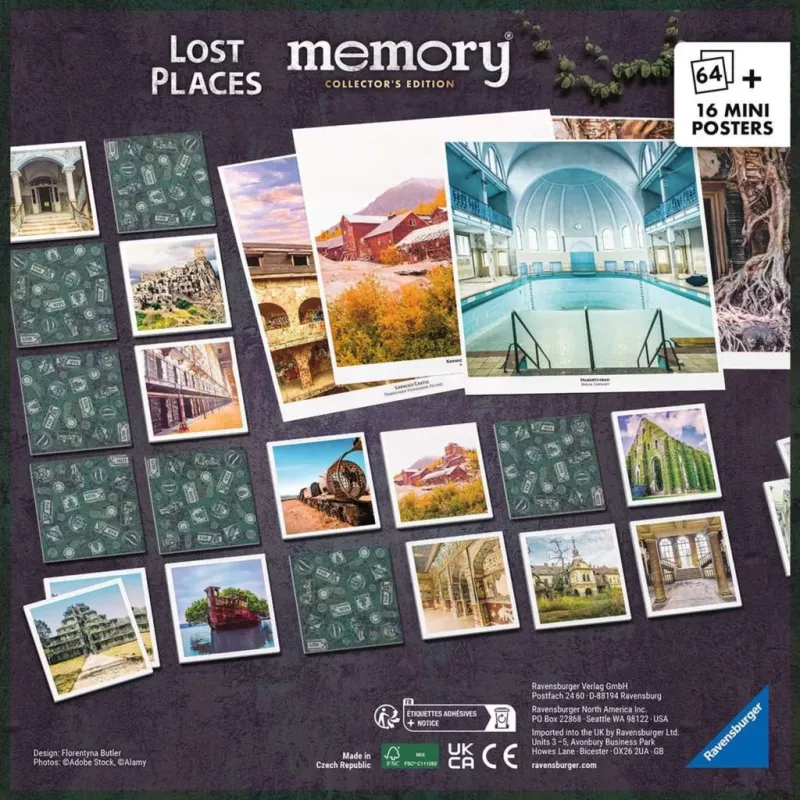 Collector's memory Lost Places, jogo de memória