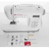 Singer C7205 máquina de costura computorizada, 200 pontos, 8 casas de botão, branca