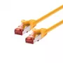 Cabo de rede LOGON TCF66F003Y RJ-45 Cat6a 0,3 m amarelo