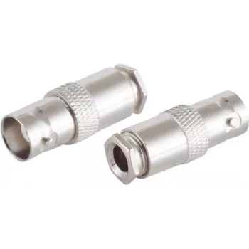 Conector fêmea de vídeo/áudio BNC ShiverPeaks 98807-5 para cabo RG58U, ligação por aperto