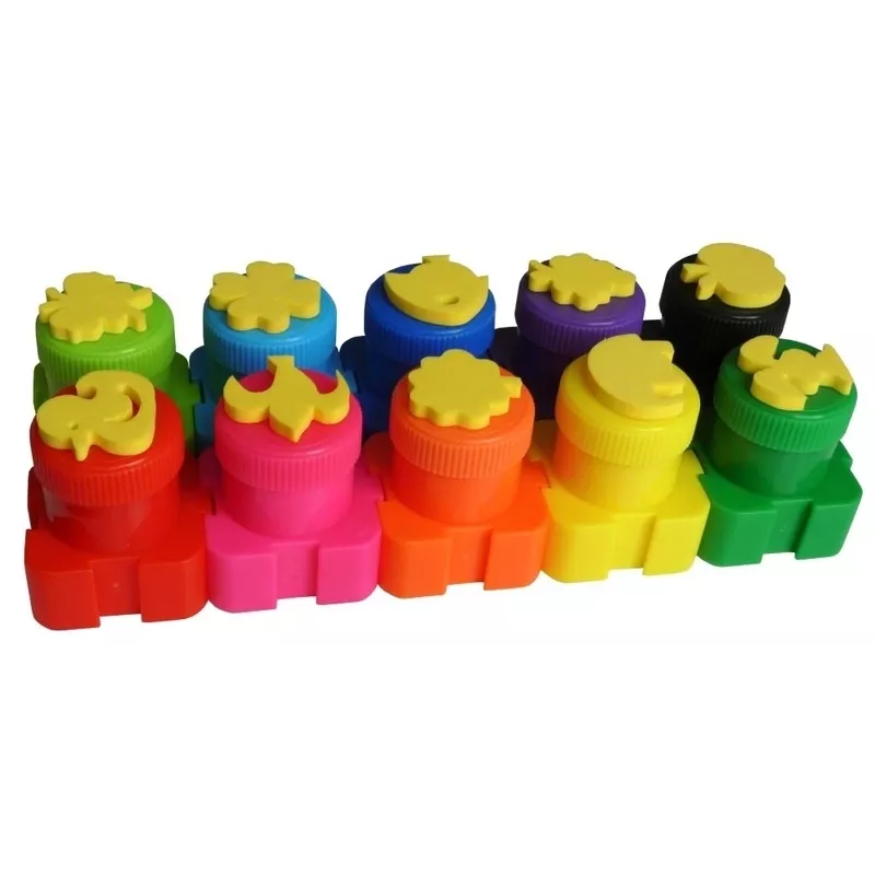 Tintas de dedo Colorino Kids 10 cores