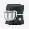 Robot de cozinha Severin KM 3898 1000 W 5,5 L preto aço escovado prateado