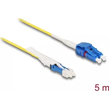 Cabo de fibra ótica DeLOCK ficha CS para LC duplex OS2 Uniboot 5 m