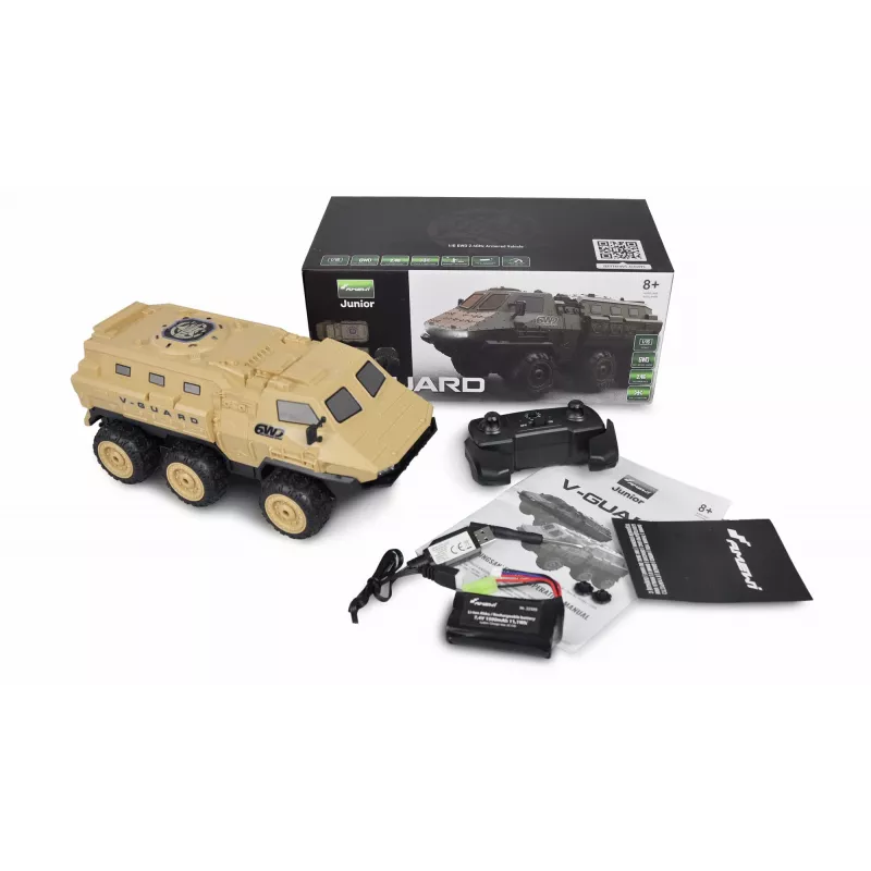 Amewi V-Guard veículo blindado 6WD 1:16 RTR RC telecomandado modelo motor elétrico (22585)