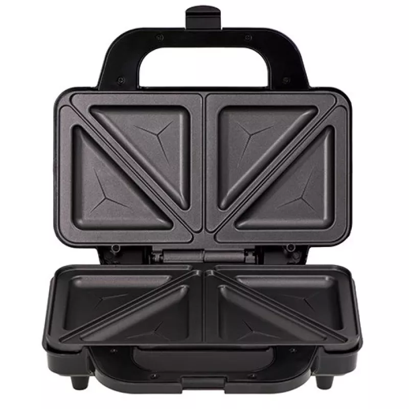 Sanduicheira Adler AD 3043, 1300 W, placas antiaderentes, 2 sanduíches, superfície de cozedura 285 × 152 mm, preta
