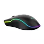 Rato gaming com fios aquecido ActiveJet AMY-W390 — ambidestro, ótico 2000 DPI, USB Type-A, 4 botões, preto
