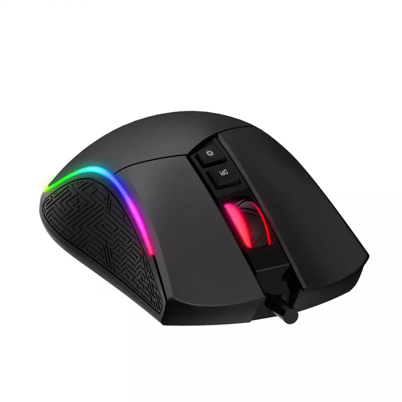 Havit MS1001S - Rato ótico gaming para destros, USB Type-A, preto-cinzento