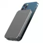 Powerbank RealPower PB-5000 MAG Cinzento 5.000 mAh