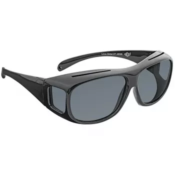 Óculos de sol WEDO 271 48599 oval, wrap-around, unissexo, lentes polarizadas, design sobre-óculos