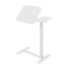Suporte móvel para secretária/portátil Maclean, branco, altura ajustável 76-109 cm, máx. 30 kg, MC-120 W