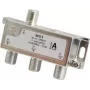 Triax SCS 3 - Divisor de cabo - 75 Ohm - 5 - 2400 MHz - Prateado - Branco - Fêmea - 10,5 dB (349823)
