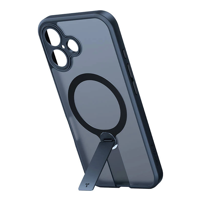 Capa Torras Pstand Spin para iPhone 16 (preto)