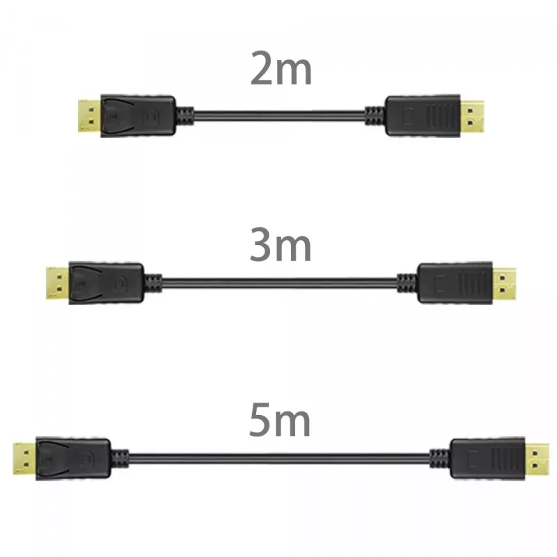 Cabo DisplayPort Unitek Y-C609BK — 3 m, macho-macho, preto