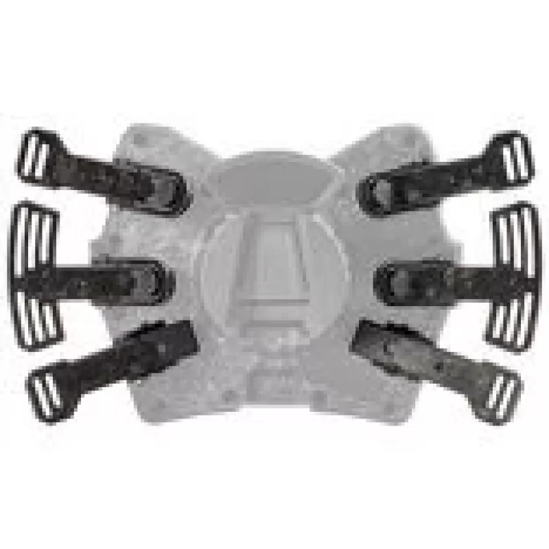 Kit de patilhas de carbono Asetek SimSports - preto