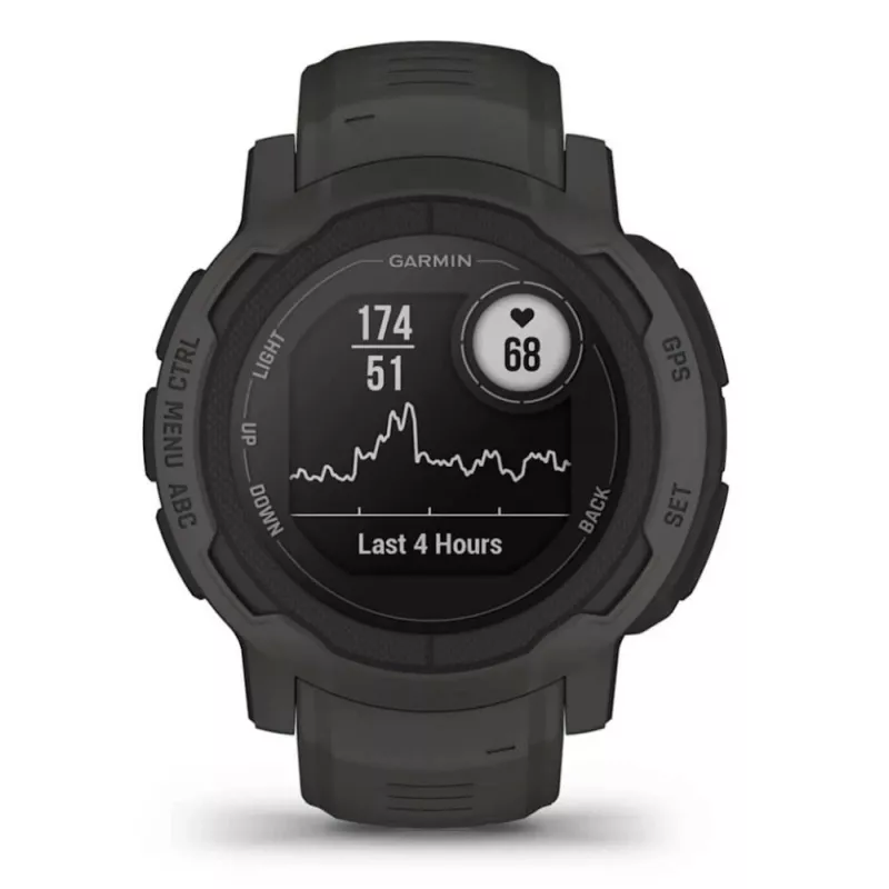 Garmin Instinct 2 2.29 cm (0.9) MIP 45 mm Digital 176 x 176 Pixel Grafite GPS (Satélite)