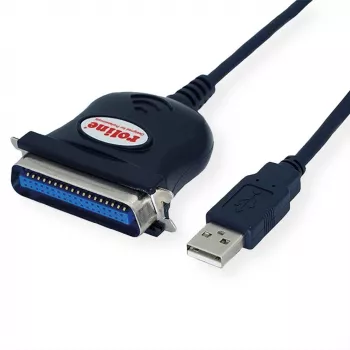 ROLINE 12.02.1092 adaptador de cabo IEEE 1284 USB-A preto (12.02.1092)