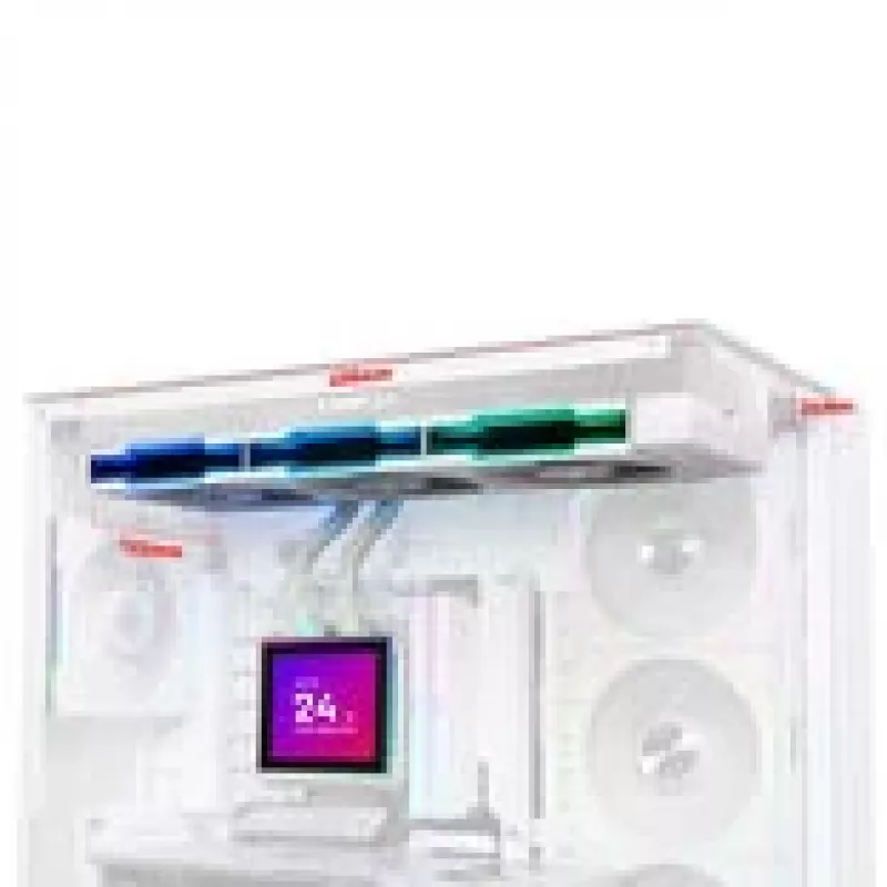 Refrigerador líquido CPU tudo-em-um lian li HydroShift II LCD-S 360mm com RGB e ecrã LCD