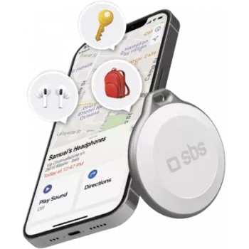 SBS Tracker SBS Track My Circle para telefones Apple, Branco
