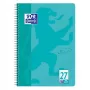 Bloco de notas Oxford TOUCH A4+ 80 folhas aqua