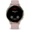 Garmin Venu 3S 3,05 cm (1,2) AMOLED 41 mm Digital 390 x 390 píxeis Ecrã tátil Dourado, Rosa Wi-Fi GPS (Satélite)