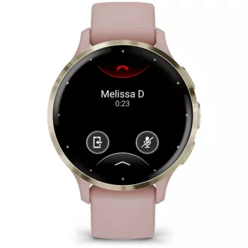 Garmin Venu 3S 3,05 cm (1,2) AMOLED 41 mm Digital 390 x 390 píxeis Ecrã tátil Dourado, Rosa Wi-Fi GPS (Satélite)