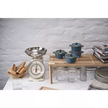 Mini Cocotte Staub redonda, 4 unid. - 200ml, turquesa antigo