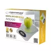 Balança de cozinha eletrónica ESPERANZA Avocado cinzento — capacidade de 5 kg, plataforma de bambu, unidades g/lb/oz