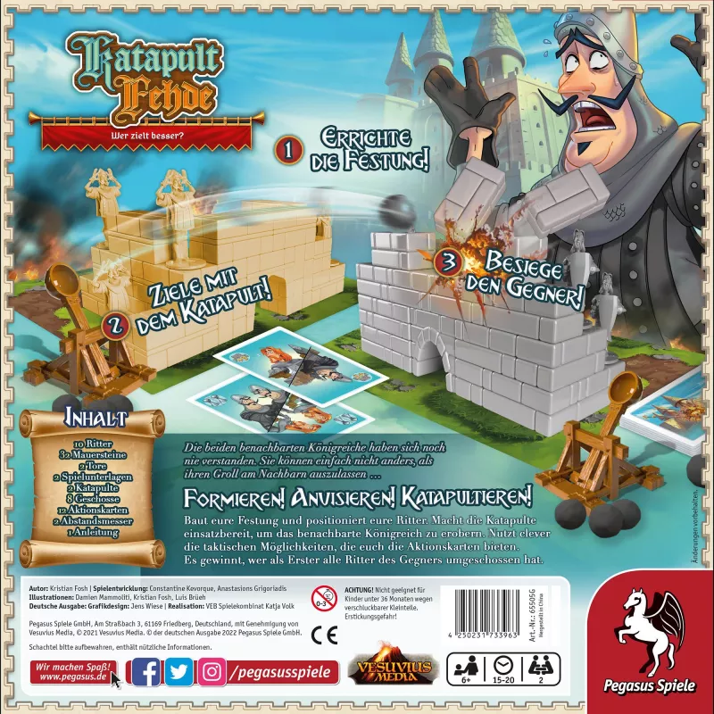 Katapult Fehde, jogo de tabuleiro