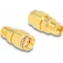 Adaptador DeLOCK SMA macho para SMA fêmea C6801 tipo de conector SMA