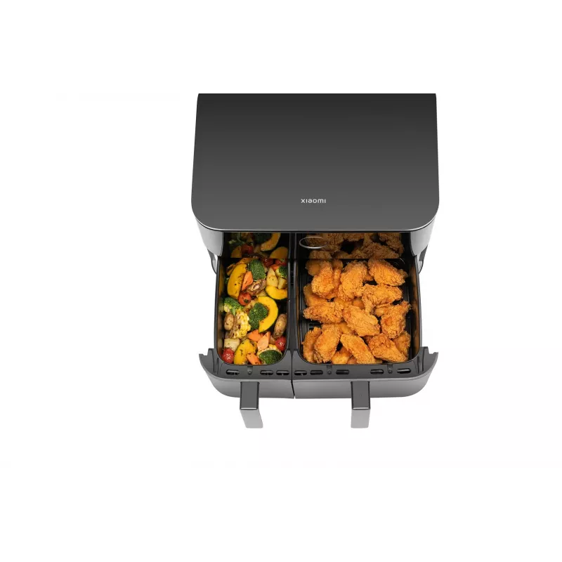 Fritadeira de ar quente Xiaomi Dual Zone EAN 10 L 2700W Potência total Preto