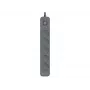 Régua de proteção contra sobretensões Power Line+ 3m Graphite (5 tomadas)