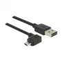 Cabo USB DeLOCK 83847 USB 2.0 0,5 m USB A Micro-USB B preto