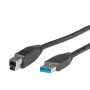 Cabo USB ROLINE - USB Tipo A (M) para USB Tipo B (M)