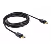 Cabo DisplayPort DeLOCK 82424 3 m macho-macho dourado preto