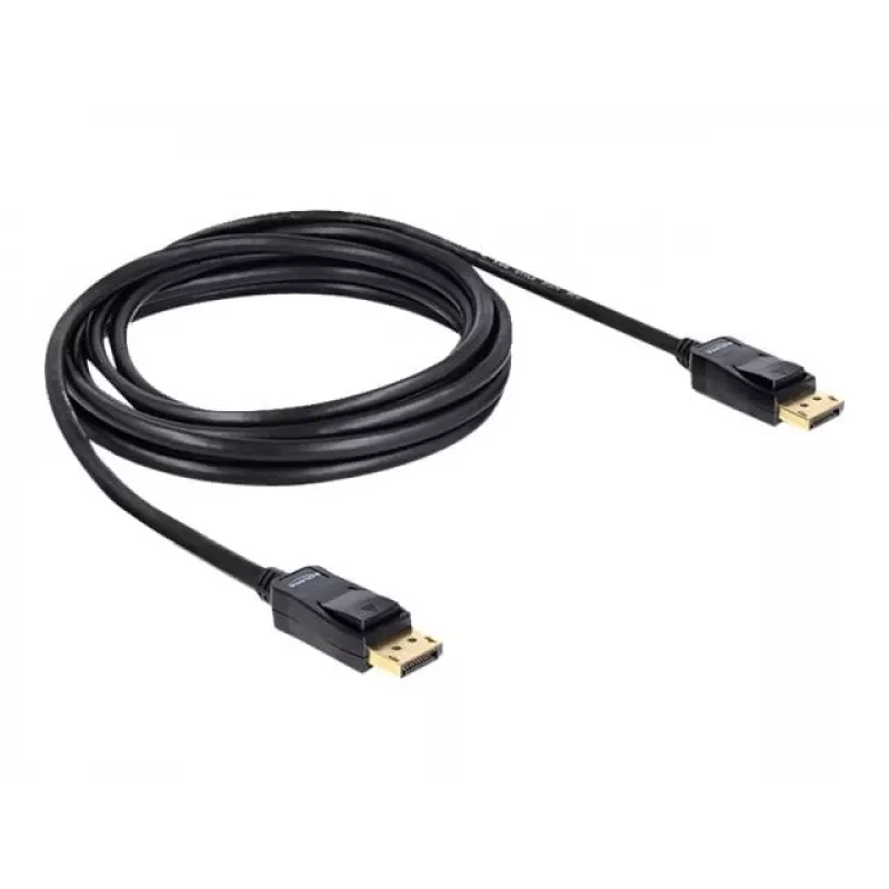 Cabo DisplayPort DeLOCK 82424 3 m macho-macho dourado preto