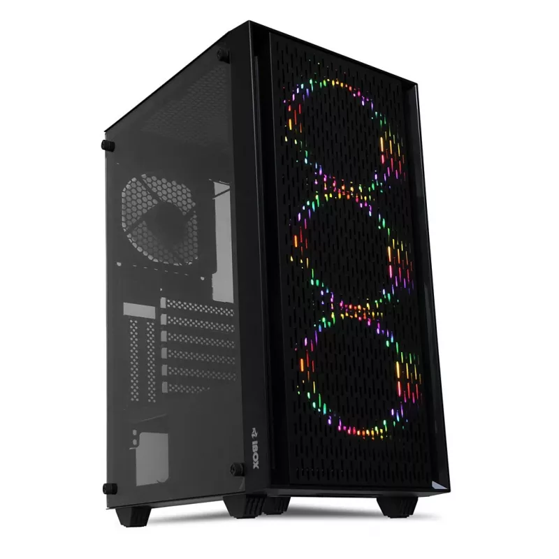 Caixa Midi Tower iBox CETUS 903 preta