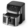 Fritadeira de ar quente Extralink Air Fryer sem óleo 8L 1800W 200 paragens
