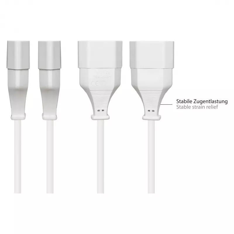 Extensão Euro Good Connections branca 0,2m