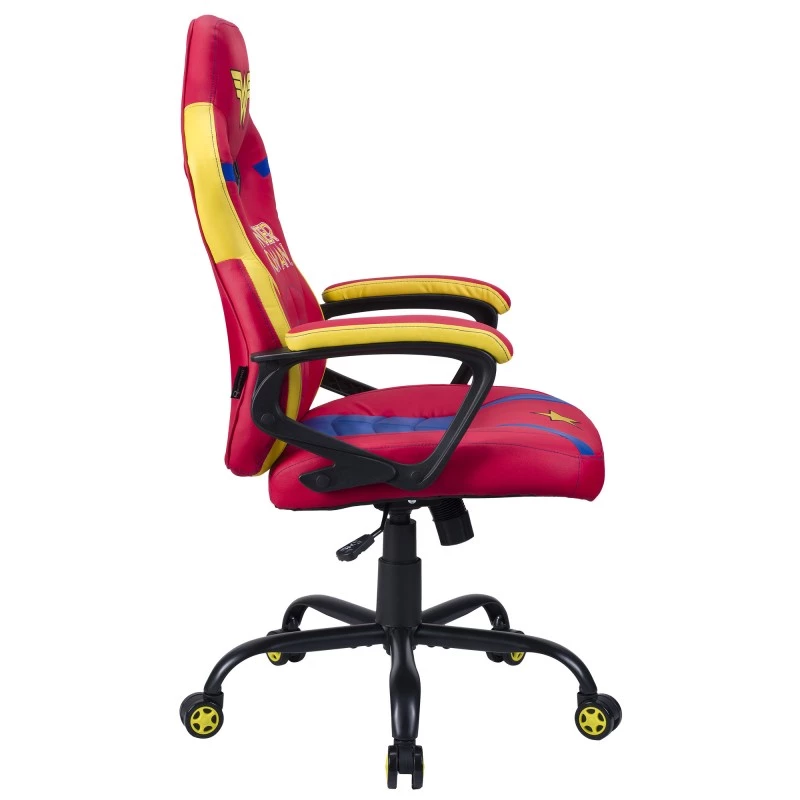 Cadeira gaming para PC Subsonic SA5573-W1 assento acolchoado azul vermelho amarelo