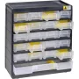 Caixa de arrumação allit VarioPlus Basic modelo 458090, 300×335×135 mm, preta/amarela