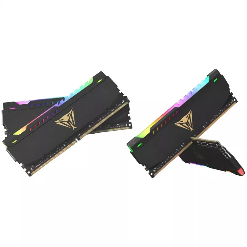 Patriot Viper Steel RGB 32 GB (2x16 GB) DDR4-3600 CL20 Kit de memória, PVSR432G360C0K