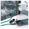 Cabo USB RealPower MagneticCharge3 2 m USB A Verde Carregamento rápido Transferência de dados