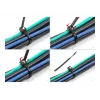 Abraçadeiras DeLOCK 200x4,8 mm 50 Unidades Preto
