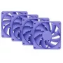 Conjunto de ventoinhas de refrigeração para computador HYTE FA12-TM-4 120 mm Violeta, 1500 rpm, 72 m³/h, 1,6 mmH2O, FDB, pack de 4