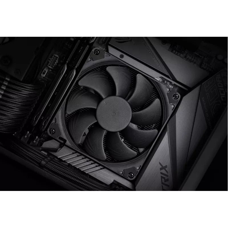Dissipador de CPU Noctua NH-L9i chromax.preto, ventoinha low-profile de 92 mm, suporte para LGA1151/LGA115x/AM4, 37 mm de altura, dissipador 95x95 mm