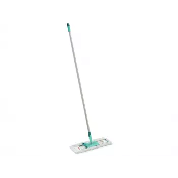 Mopa plana Leifheit Profi XL Cotton Plus – 420 mm de largura, cabeça rotativa 360°, algodão/fibra, cabo de alumínio