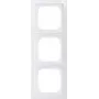 Eltako moldura 3 módulos branco (brilhante) 30055828 (30055828)