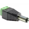 Adaptador de género de cabo DeLOCK 65396 DC 2,1 x 5,5 mm 2p preto verde