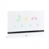 Porteiro 2N Indoor Talk branco — com fios, vidro temperado, montagem na parede, 185×128×48,2 mm